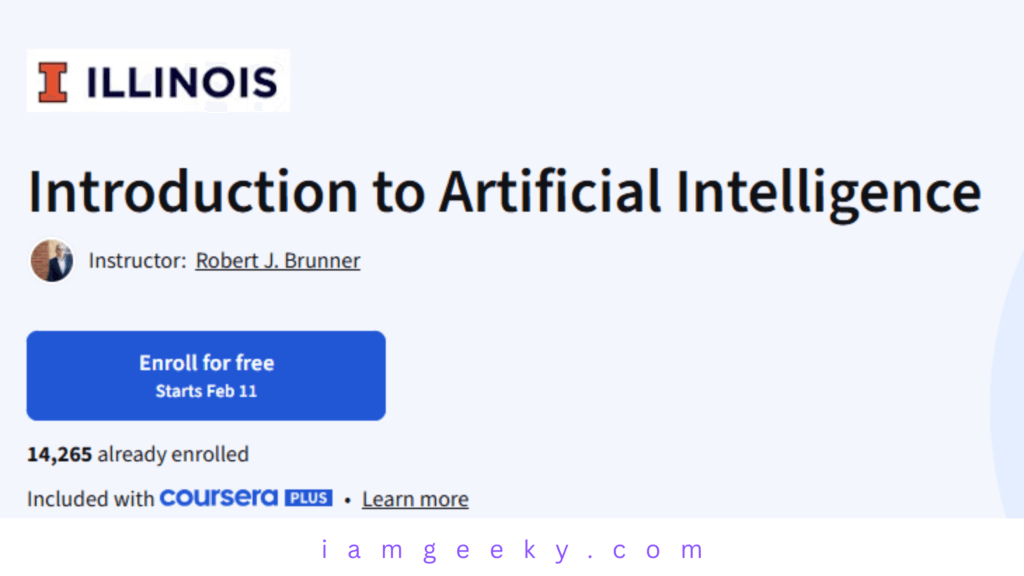 Introduction to Artificial Intelligence