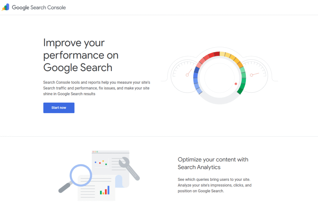 Google Search Console.
